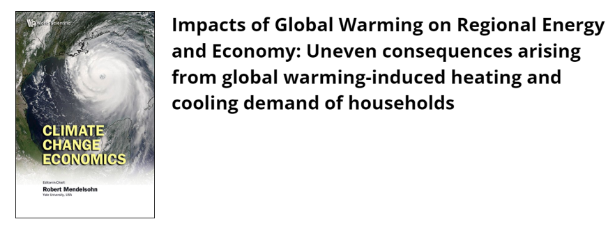Impacts of Global Warming on Regional Energy and Economy: Uneven consequences arising from global warming-induced heating and cooling demand of households